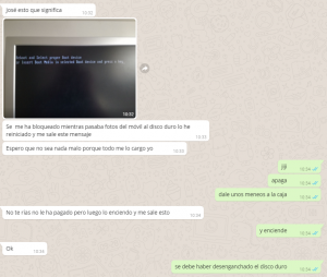 Asistencia técnica via Whatsapp
