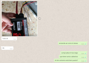 Asistencia técnica via Whatsapp